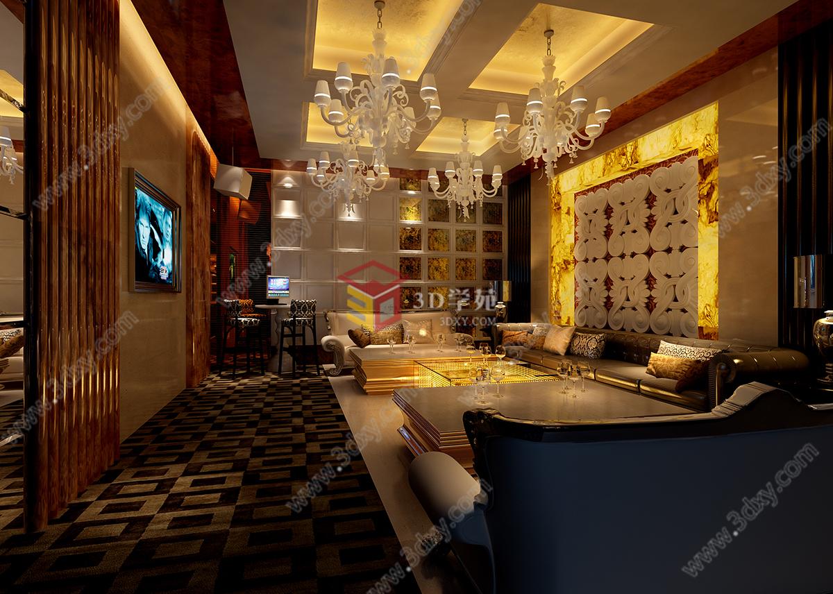 KTV酒吧3D模型
