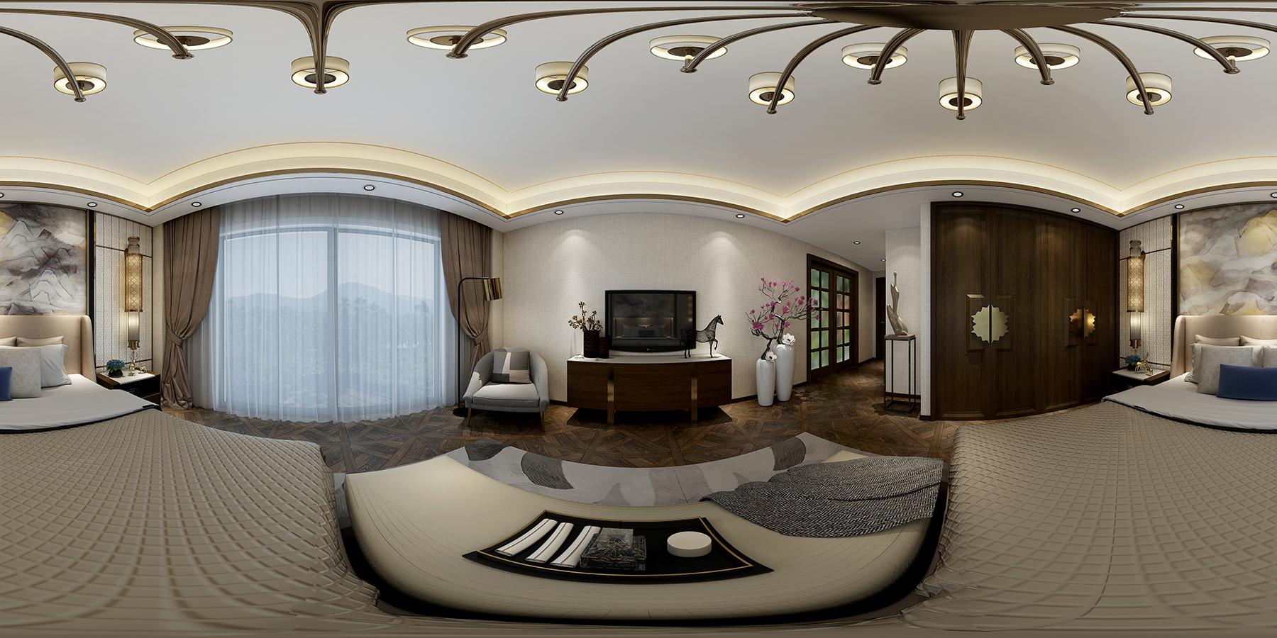 客厅全景3D模型