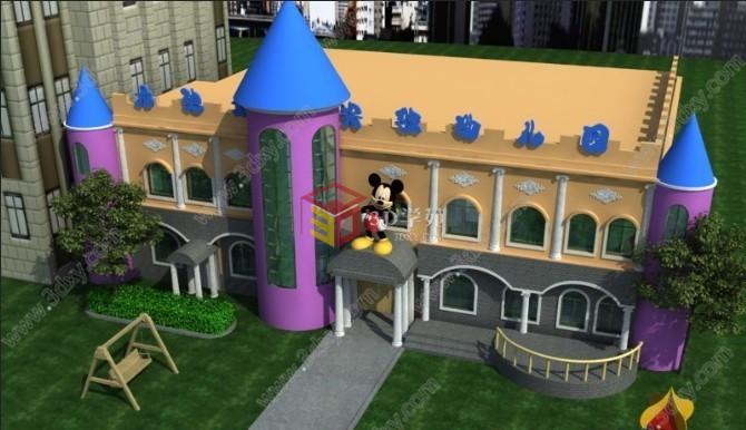 幼儿园儿童房装修设计3D模型