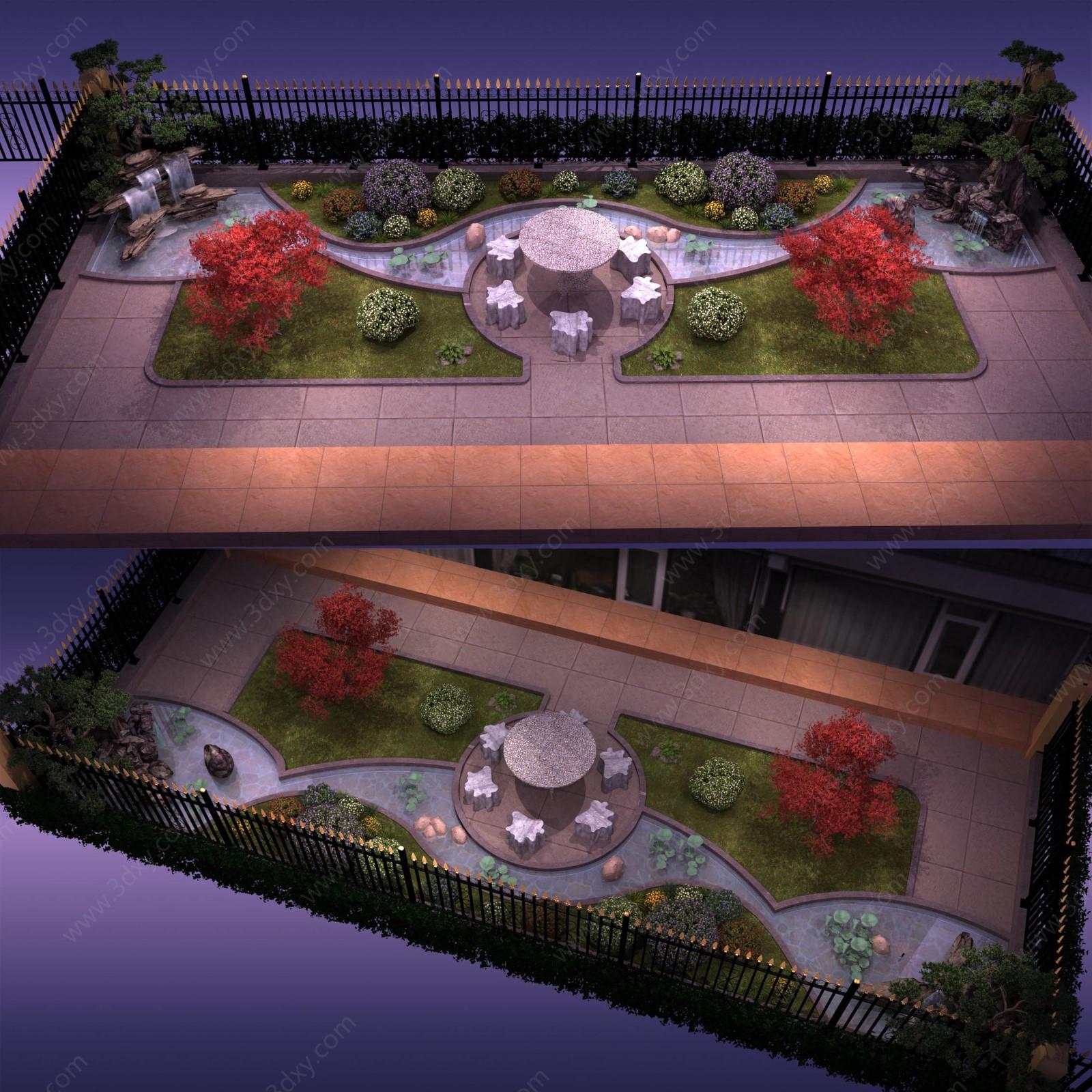 后花园3D模型
