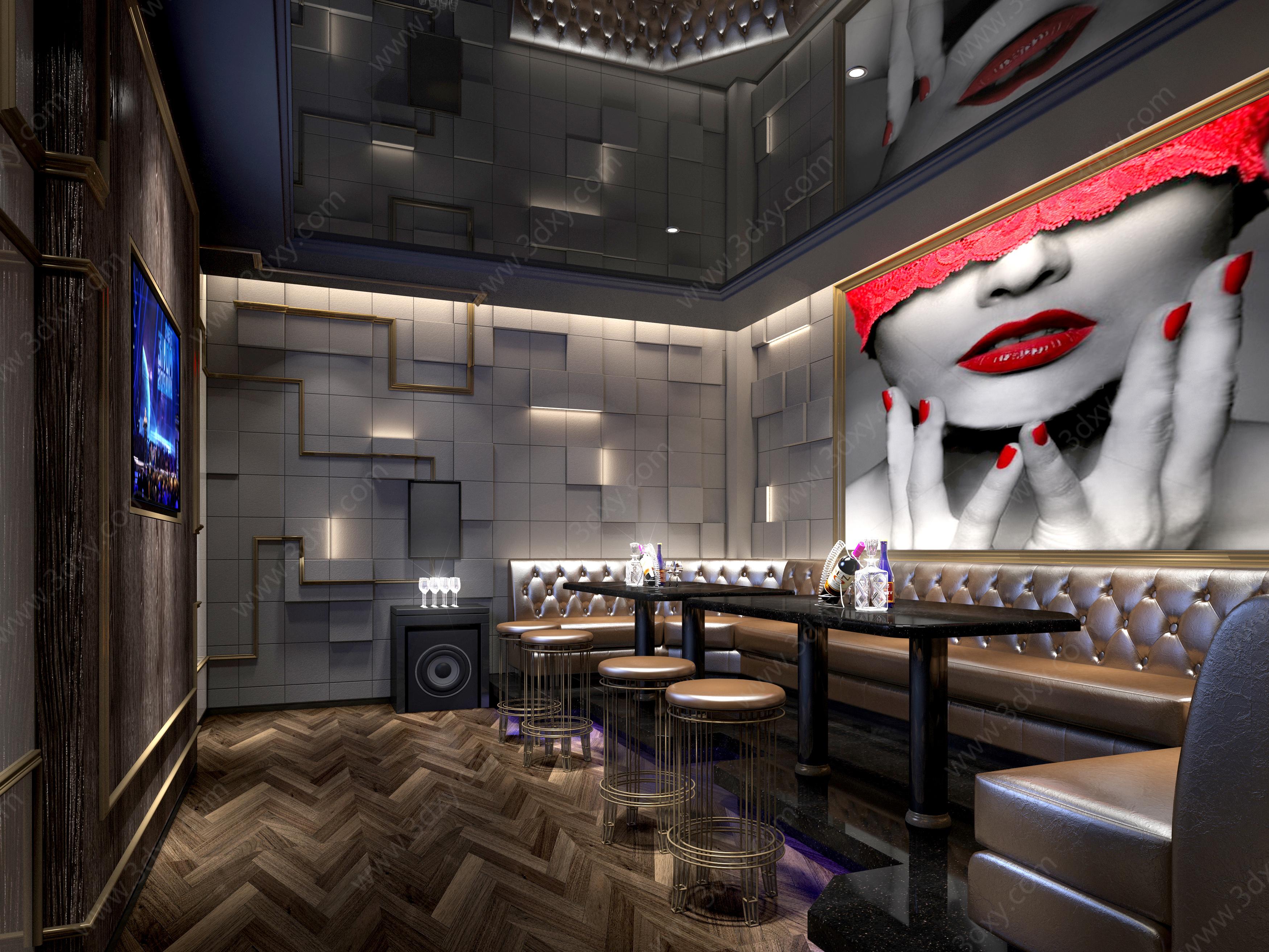 KTV酒吧3D模型