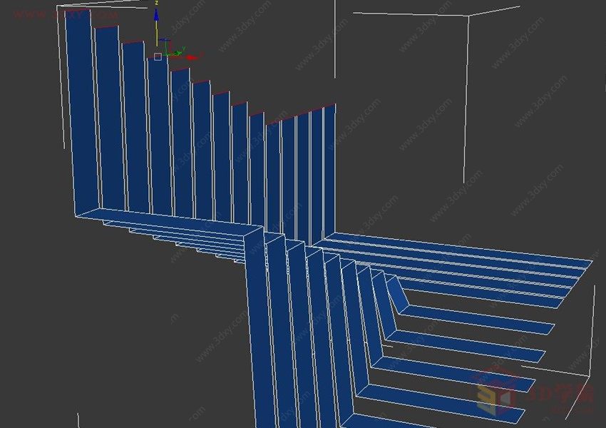 【建模技巧】3ds Max 快速创建艺术楼梯
