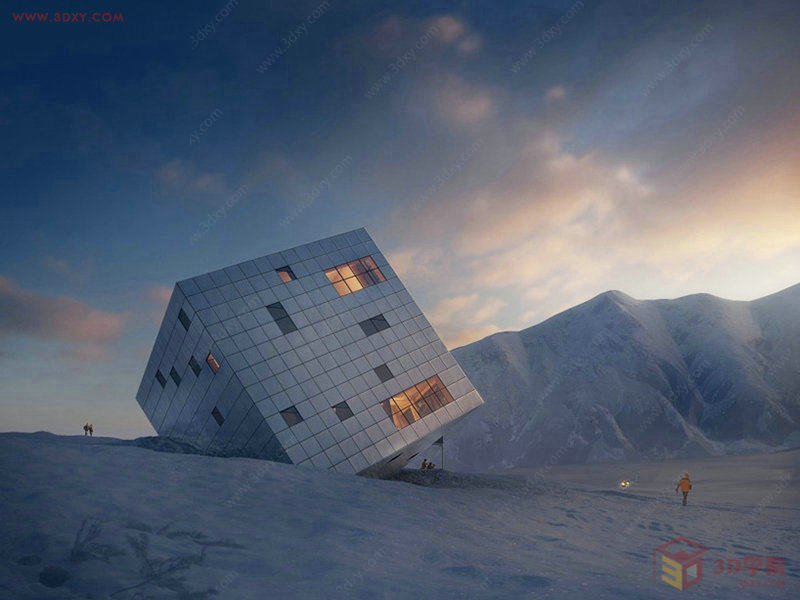 【建筑灵感】超现实主义立方体建筑设计