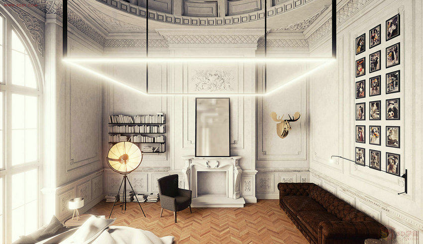 【空间灵感】Unreal Engine 4 打造的巴黎卧室