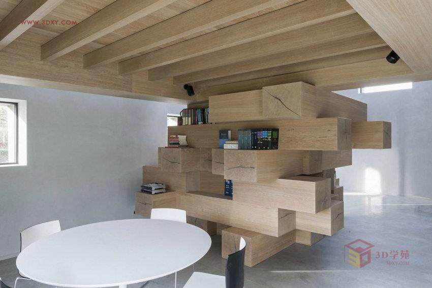 【设计灵感】划分空间新方式－比利时谷仓办公室