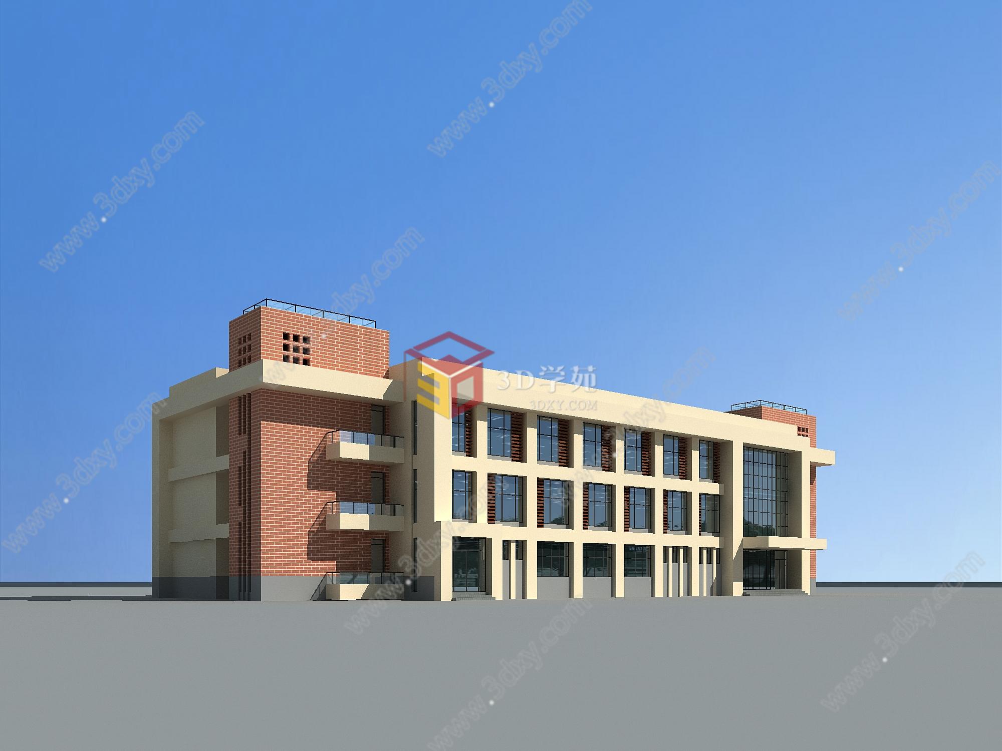 非洲办公楼3D模型