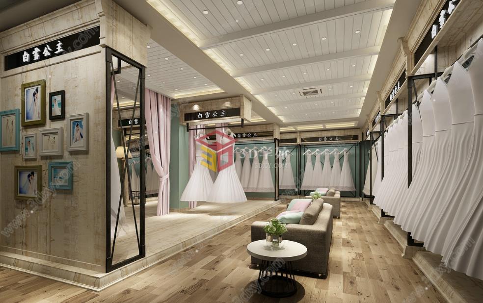 婚纱店3D模型