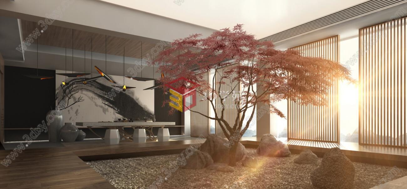 现代武道馆3D模型