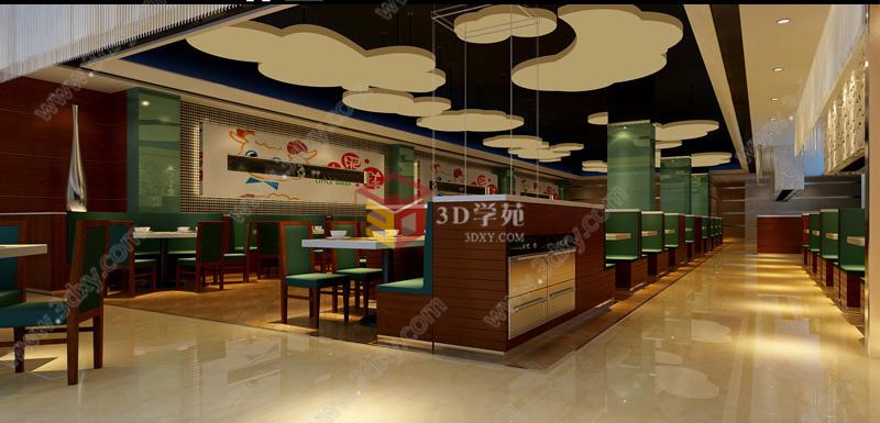 餐馆3D模型