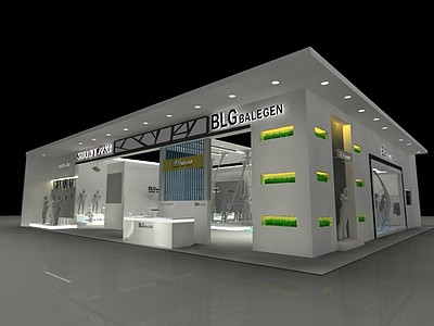 BLG展厅展览模型