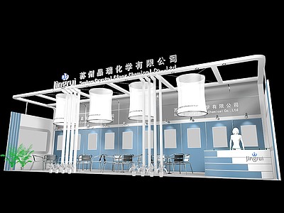 苏州晶锐化学展厅展览模型