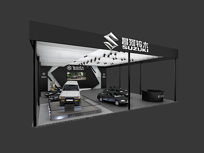 铃木车展展览模型