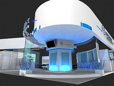 上海科技展展览模型