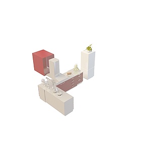 家用橱柜3d模型