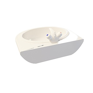 独立陶瓷洗手盆3d模型