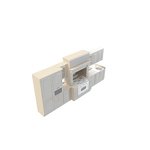 客厅橱柜3d模型