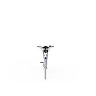 紫色自行车3D模型3d模型
