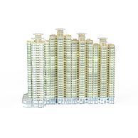 建筑楼群3D模型3d模型