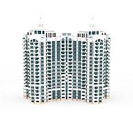 高端住宅楼3D模型3d模型