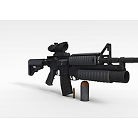 狙击枪3D模型3d模型