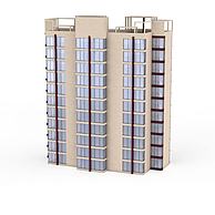 住宅楼高层建筑3D模型3d模型