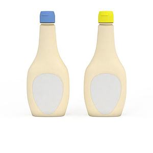 果汁瓶3d模型