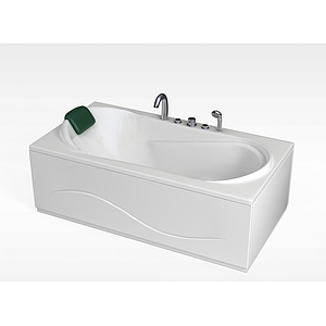 现代人造石浴缸3d模型