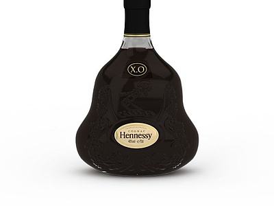 Hennessy洋酒XO3d模型3d模型
