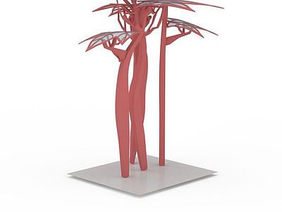 园林广场雕塑小品3d模型3d模型