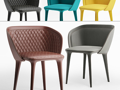 北欧风格时尚椅子3d模型3d模型