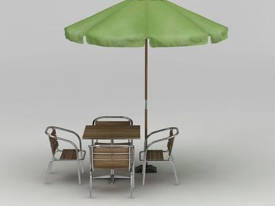 户外太阳伞庭院伞3d模型3d模型