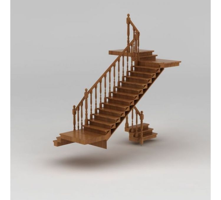 楼梯木模板制作图片