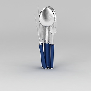 刀叉餐具3d模型