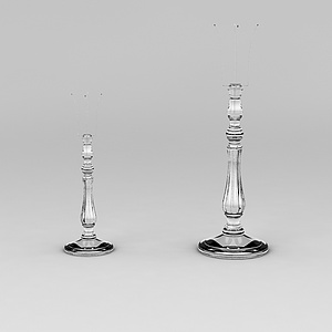 水晶烛台3d模型