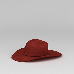 红色帽子3d模型