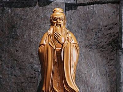 中式孔子雕像雕塑饰品3d模型3d模型