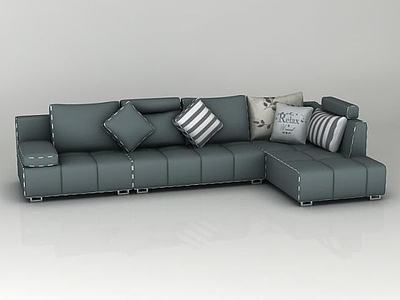 组合拐角沙发3d模型3d模型