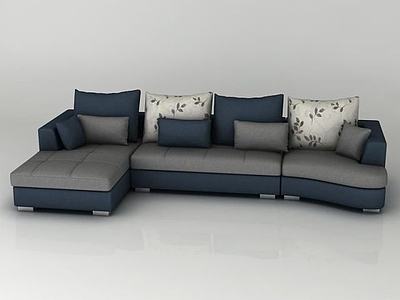中式组合沙发3d模型3d模型