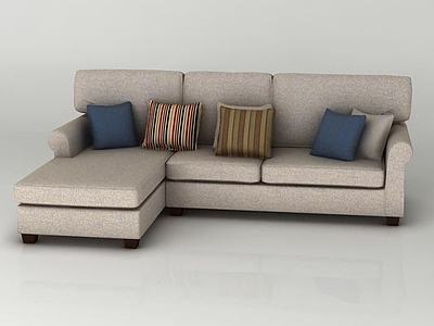 组合拐角沙发3d模型3d模型