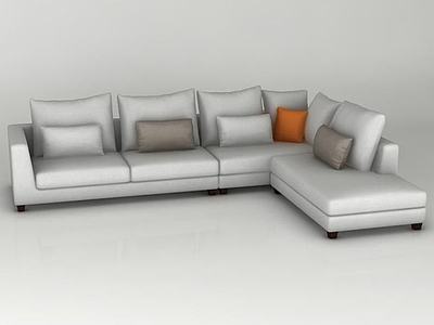 简约组合沙发3d模型3d模型