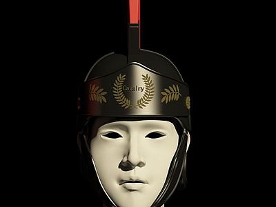 罗马骑兵指挥官头盔3d模型3d模型