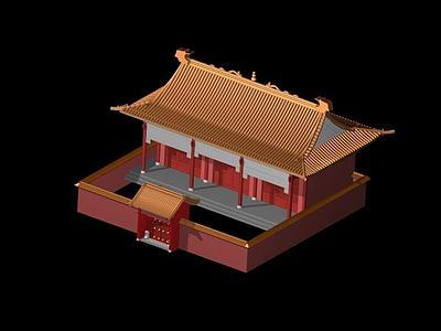 古建筑宫殿3d模型3d模型