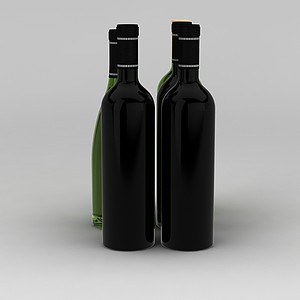 酒瓶3d模型