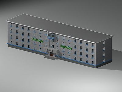 宿舍楼3d模型3d模型