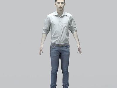 亚洲男人3d模型3d模型