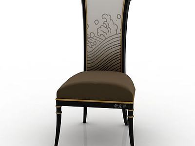 高背单人椅3d模型3d模型