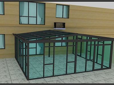阳光房窗户3d模型