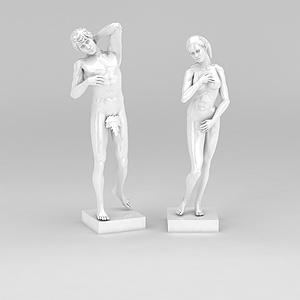 人物雕塑3d模型