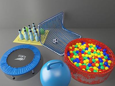球池玩具3d模型3d模型