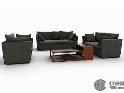 COSO沙发组合3d模型3d模型